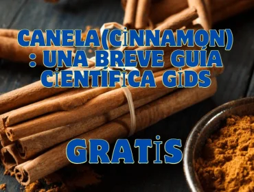 Canela(Cinnamon)