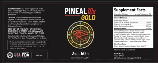 Pineal 10x facts